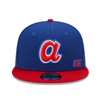 Men's New Era Royal/Red Atlanta Braves Flawless - 9FIFTY Snapback Hat