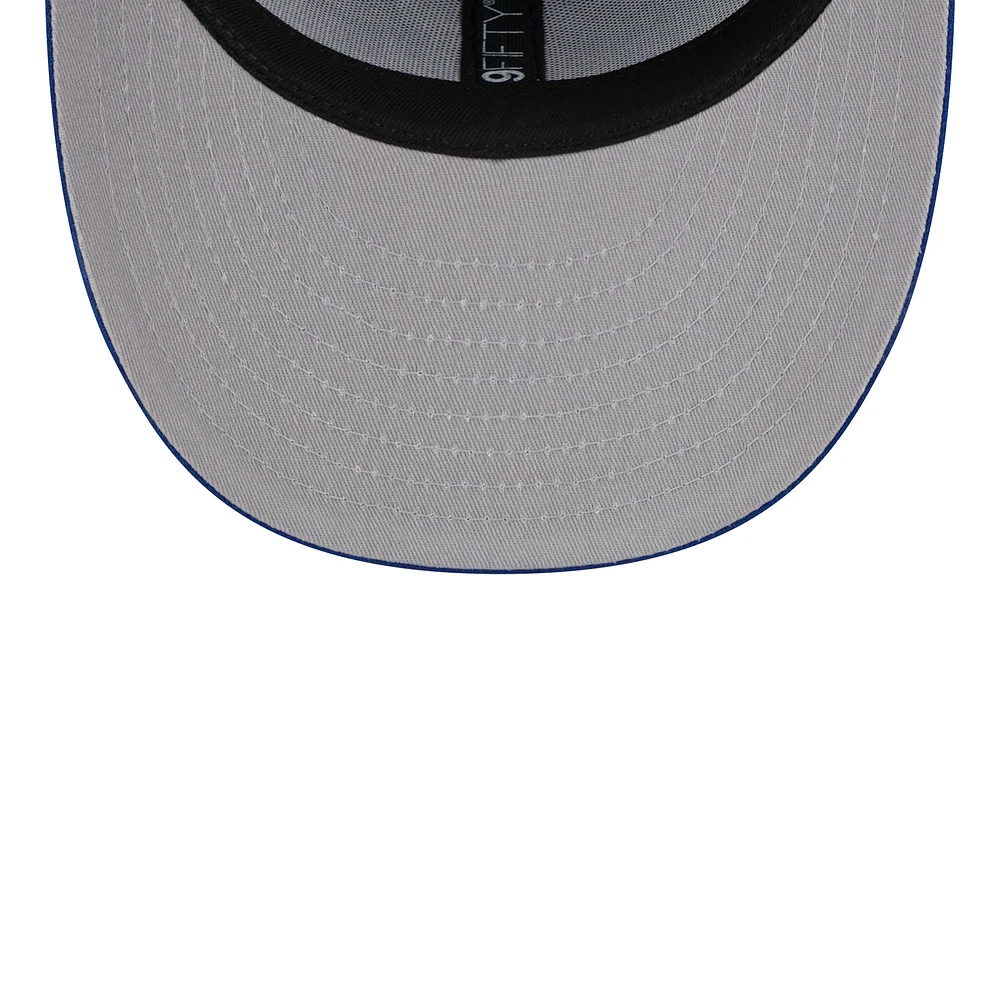 Men's New Era  Royal Atlanta Braves White Logo Low Profile 59FIFTY Fitted Hat