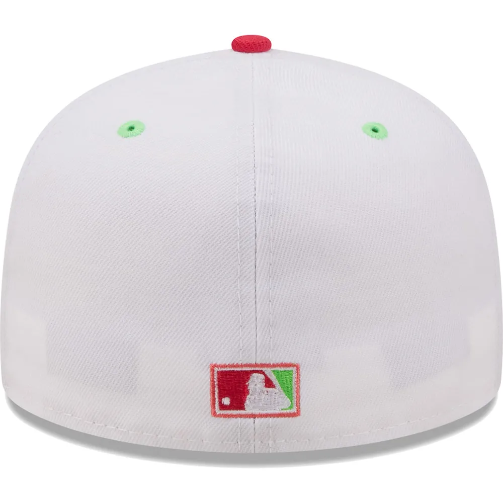 Men's Atlanta Braves New Era White on White 59FIFTY Fitted Hat