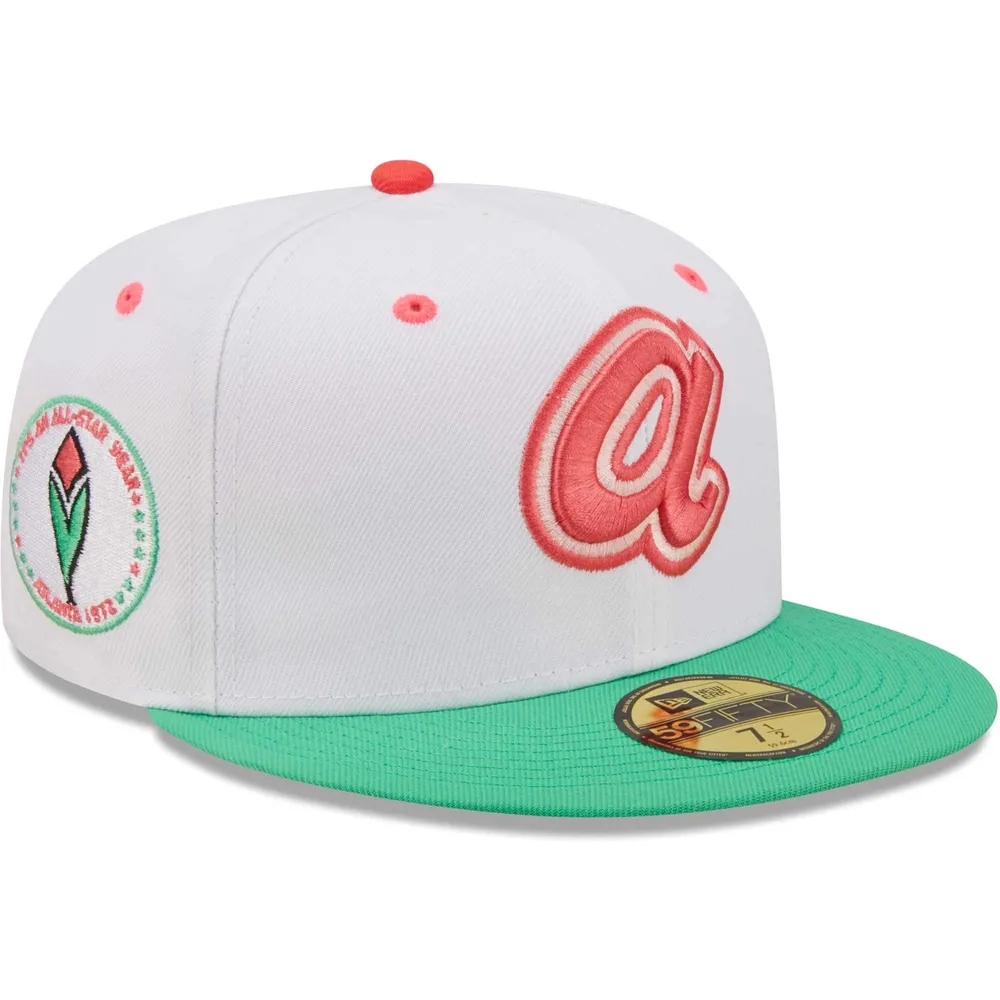 Men's Atlanta Braves New Era White/Royal Optic 59FIFTY Fitted Hat