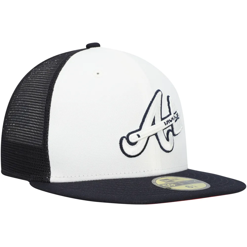 Atlanta Braves Fanatics Branded Team Core Fitted Hat - Navy