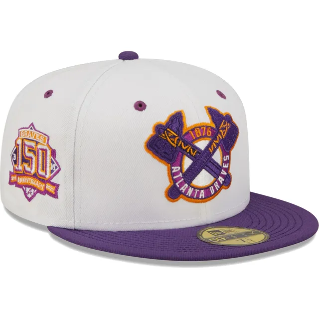 Men's New Era Grape Minnesota Twins Logo 59FIFTY Fitted Hat