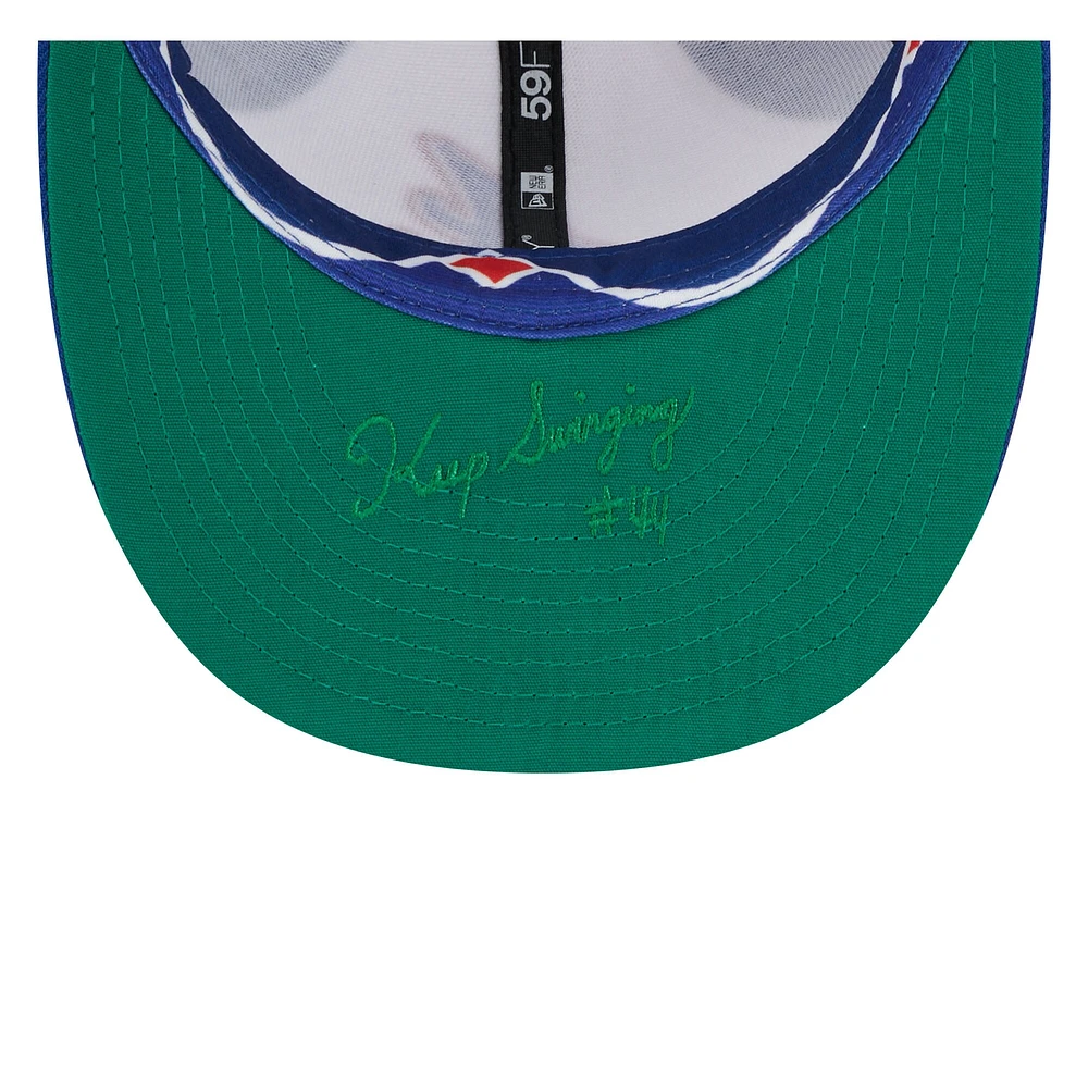 Casquette ajustée 59FIFTY à profil bas 2023 City Connect pour homme New Era, blanc/royal Atlanta Braves