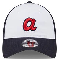 Casquette réglable New Era Atlanta Braves 2024 Batting Practice 9TWENTY pour hommes