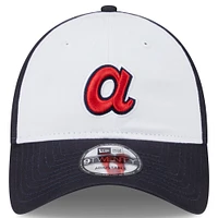 Men's New Era  White Atlanta Braves 2025 Batting Practice 9TWENTY Adjustable Hat