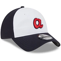 Men's New Era  White Atlanta Braves 2025 Batting Practice 9TWENTY Adjustable Hat