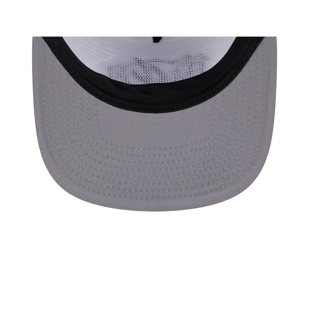 Casquette de golf à rabat Palmier blanche New Era pour homme, motif Atlanta Braves 2025, entraînement de printemps
