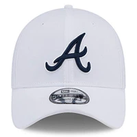 Men's New Era White Atlanta Braves 39THIRTY Flex Hat