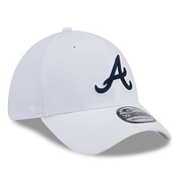 Men's New Era White Atlanta Braves 39THIRTY Flex Hat