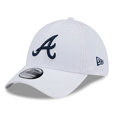 Men's New Era White Atlanta Braves 39THIRTY Flex Hat