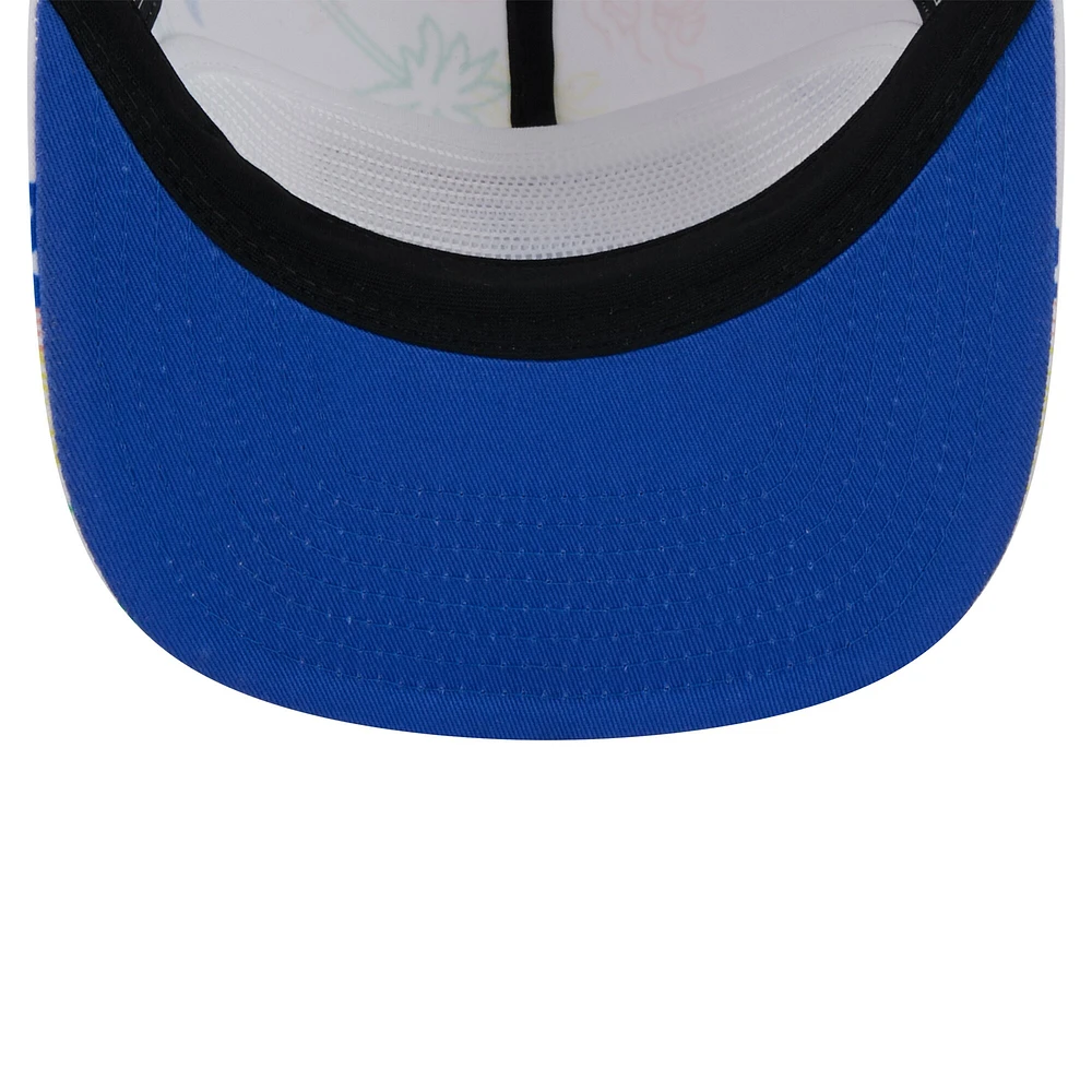 Casquette snapback de golfeur New Era des Atlanta Braves Islander blanche pour hommes