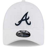 Casquette réglable New Era Atlanta Braves League II 9FORTY pour homme, blanc