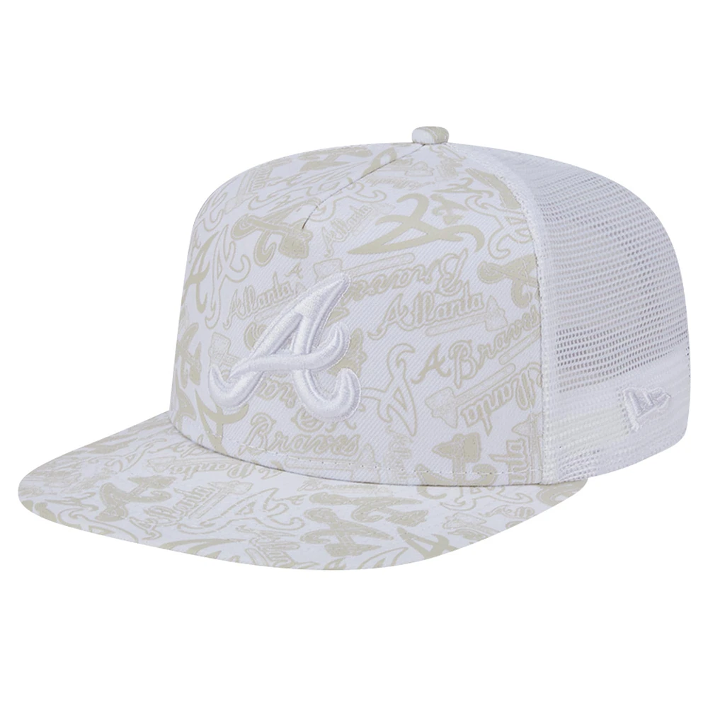 Casquette Snapback 9FIFTY Snapback avec logo Dunes d'Atlanta Braves New Era pour hommes