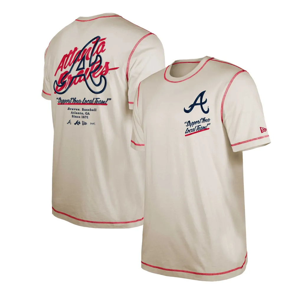 Lids Atlanta Braves New Era Team Split T-Shirt - White