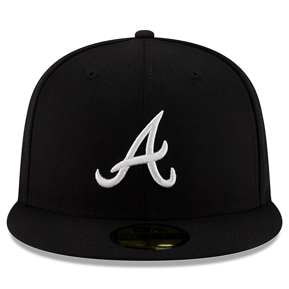 Men's New Era x j-FROST Black Atlanta Braves 59FIFTY Fitted Hat