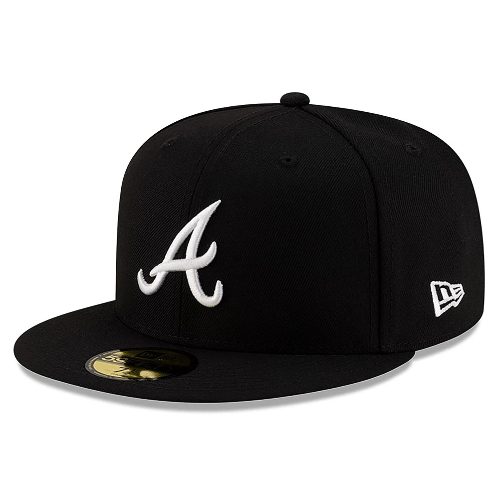 Men's New Era x j-FROST Black Atlanta Braves 59FIFTY Fitted Hat