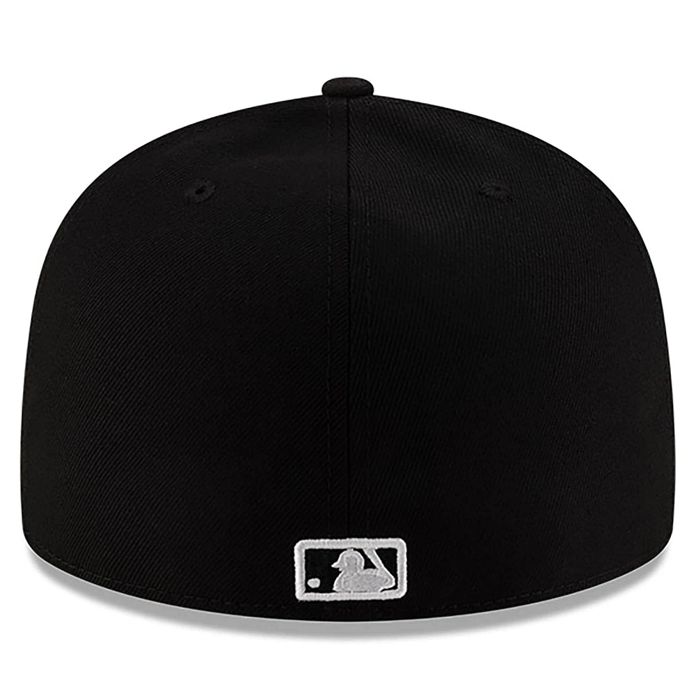 Men's New Era x j-FROST Black Atlanta Braves 59FIFTY Fitted Hat