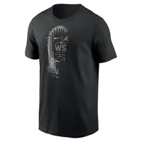 T-shirt Commish des champions séries mondiales Atlanta Braves 2021 Nike noir pour homme