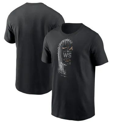 T-shirt Commish des champions séries mondiales Atlanta Braves 2021 Nike noir pour homme