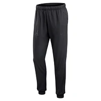 Pantalon de performance voyage Nike Atlanta Braves Authentic Collection pour homme - Noir