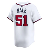 Men's Nike Chris Sale White Atlanta Braves Home Limited Player Jersey