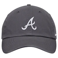 Men's Nike Gray Atlanta Braves Club Adjustable Hat