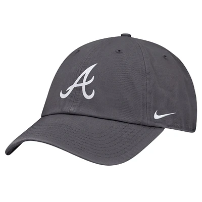 Casquette ajustable Nike grise Atlanta Braves Club pour homme