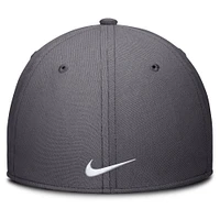 Casquette Nike Performance Flex grise Atlanta Braves Swoosh pour homme