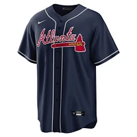 Men's Nike Matt Olson Navy Atlanta Braves Big & Tall Alternate Replica Player Jersey