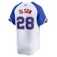 Maillot de joueur Nike Matt Olson pour hommes, Atlanta Braves City Connect Limited, blanc