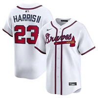 Men's Nike Michael Harris II White Atlanta Braves Home Limited Player Jersey
