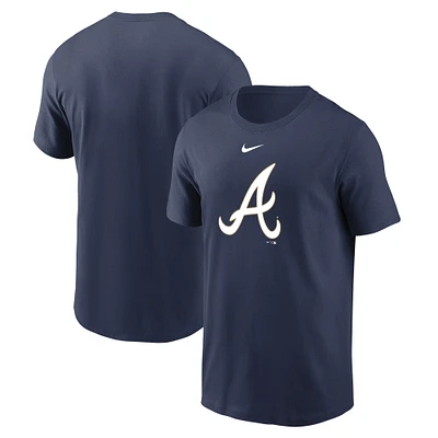 T-shirt Nike bleu marine avec logo du programme doré des Atlanta Braves 2022 pour homme