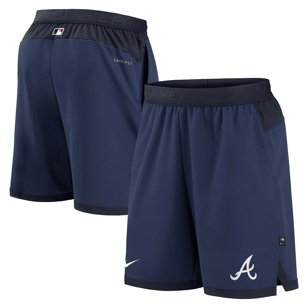 Short Performance Flex Vent pour homme Atlanta Braves - Bleu marine