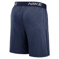 Short en tricot performance Nike Atlanta Braves Authentic Collection pour homme - Bleu marine