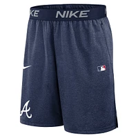 Men's Nike Navy Atlanta Braves Authentic Collection Performance Knit Shorts