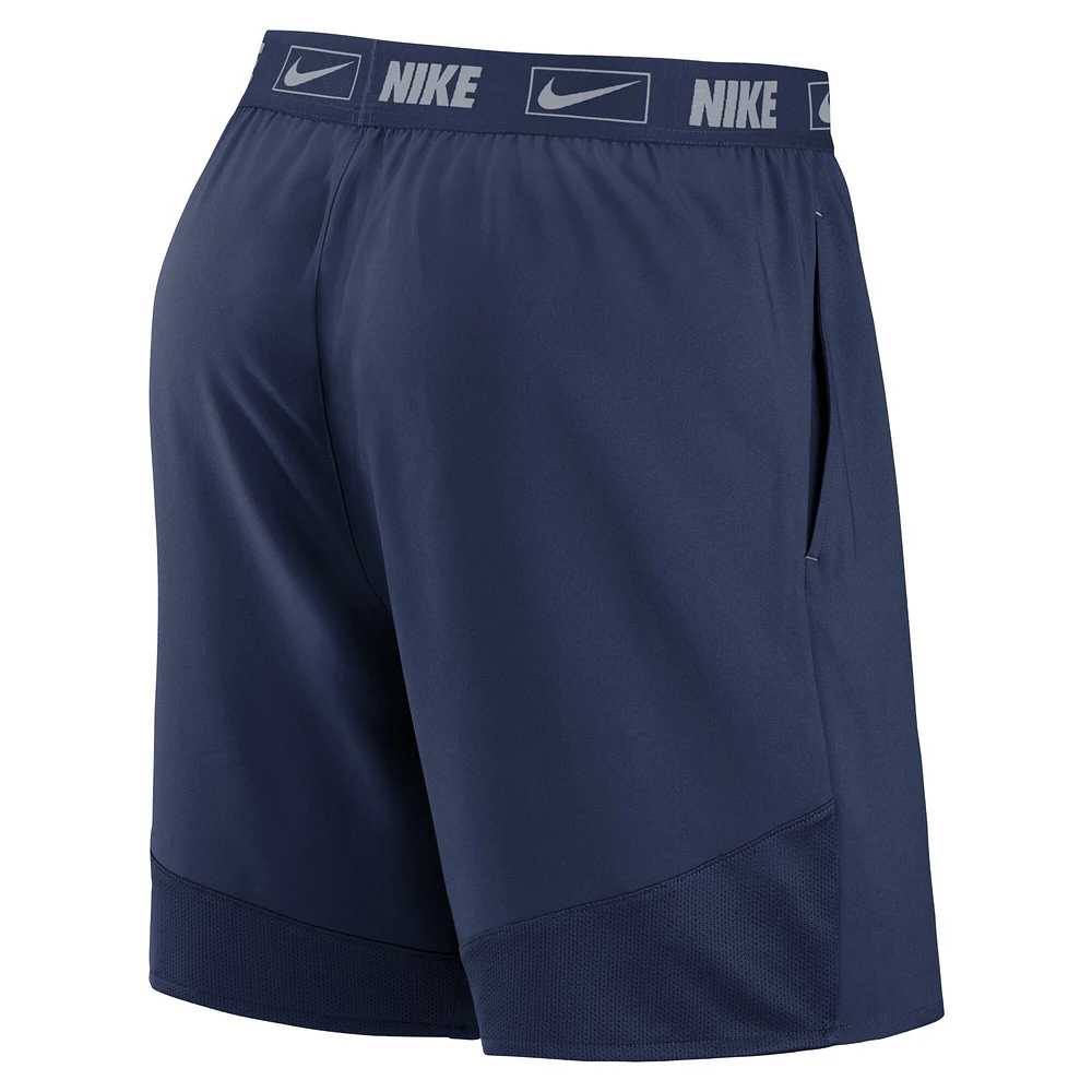 Men's Nike Navy Atlanta Braves Bold Express - Performance Shorts