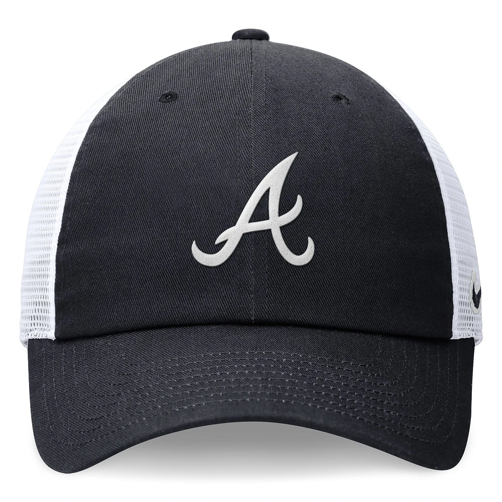 Men's Nike Navy Atlanta Braves Club Trucker Adjustable Hat