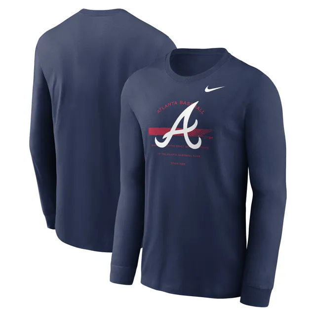 Lids New York Yankees Nike Over Arch Performance Long Sleeve T-Shirt - Navy