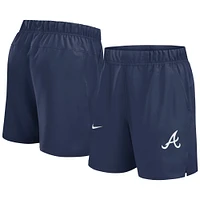 Men's Nike Navy Atlanta Braves Woven Victory Performance Shorts