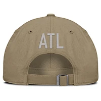 Men's Nike Olive Atlanta Braves Club Adjustable Hat