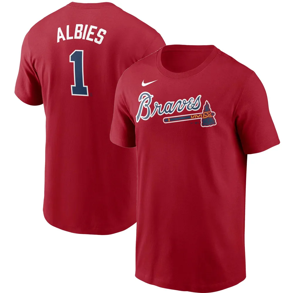 Ozzie Albies Atlanta Text T-shirt