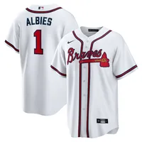 Ozzie Albies Atlanta Braves Nike Youth Alternate Replica Player Jersey -  White