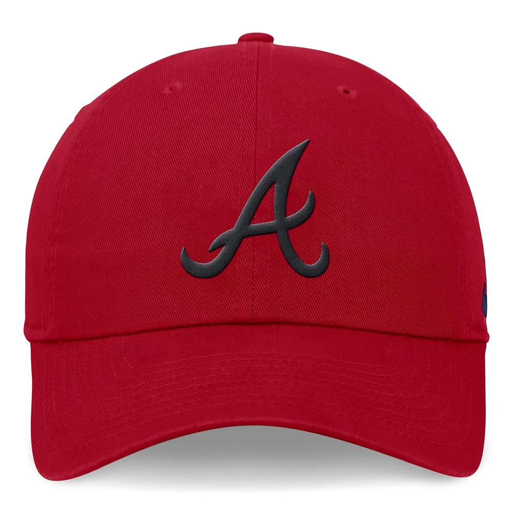 Men's Nike Red Atlanta Braves Club Adjustable Hat