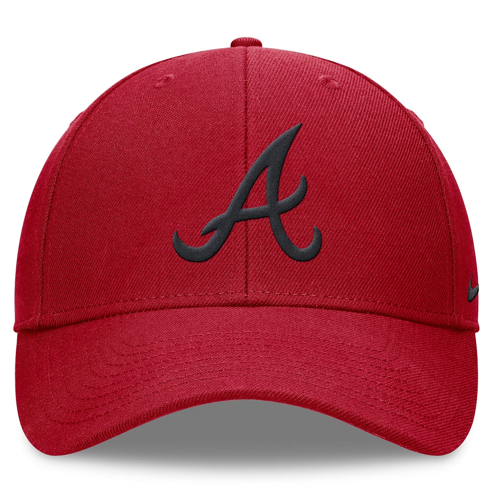 Men's Nike Red Atlanta Braves Club Performance Adjustable Hat