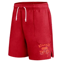 Nike Atlanta Braves Statement Ball Game Short rouge pour homme