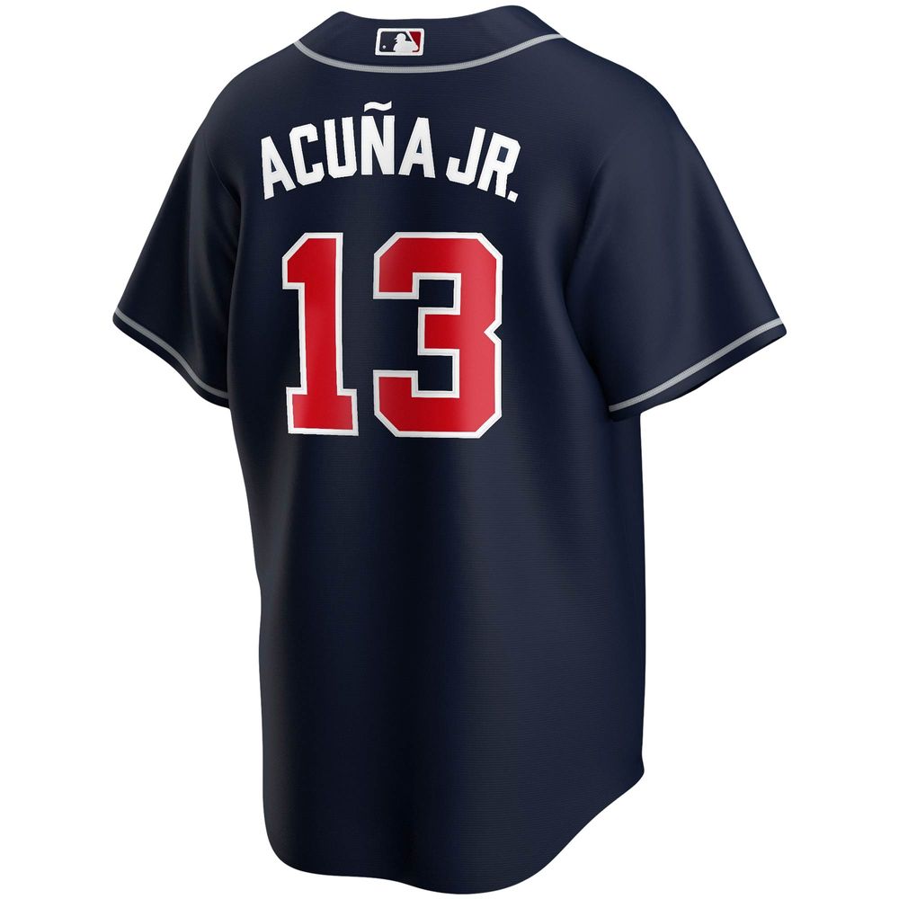 Infant Nike Ronald Acuna Jr. Navy Atlanta Braves Player Name