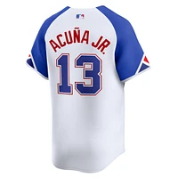 Men's Nike Ronald Acuña Jr. White Atlanta Braves City Connect Limited Player Jersey