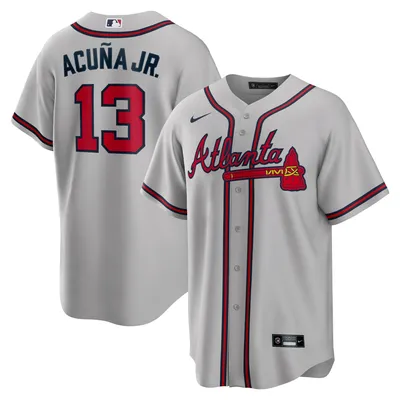 Lids Ronald Acuna Jr. Atlanta Braves Nike Alternate Authentic Player Jersey  - Navy