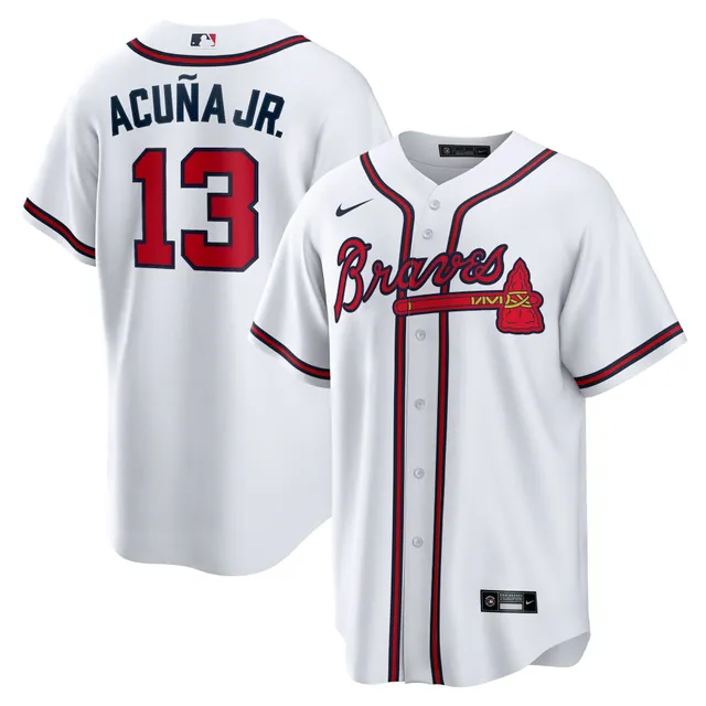 Ronald Acuna Jr. Atlanta Braves Nike Blue Jersey