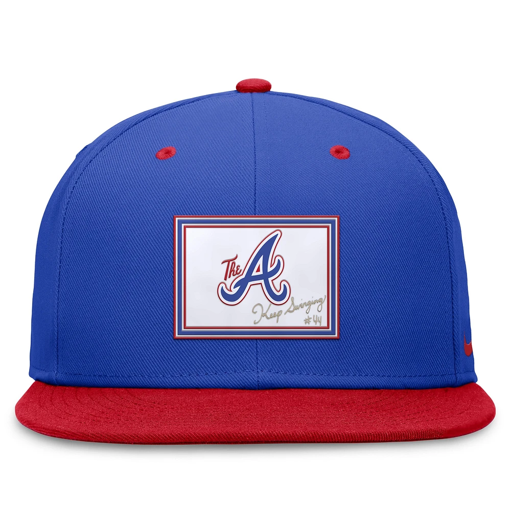 Men's Nike Royal/Red Atlanta Braves City Connect True Fitted Hat